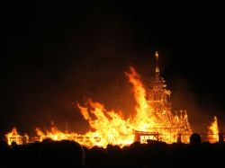 Temple burn